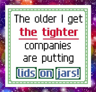(image for) Lids on Jars